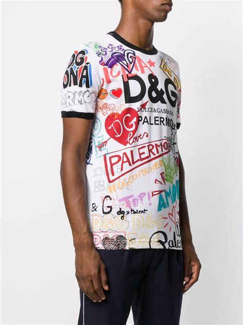 mens dolce gabbana t shirt|dolce and gabbana graphic tees.